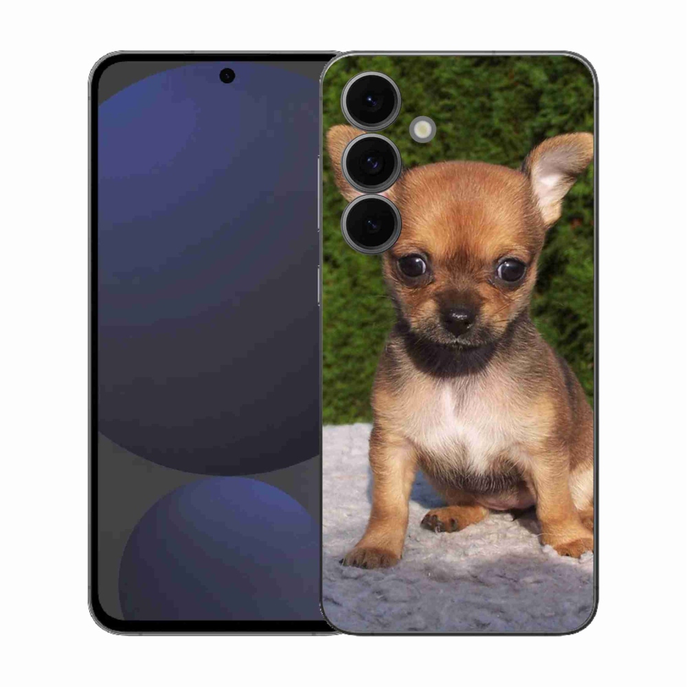 Gélový kryt mmCase na Samsung Galaxy S25 FE - čivava 3