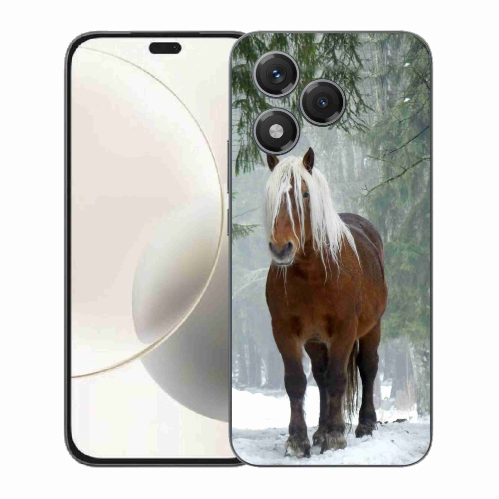 Gélový kryt mmCase na Honor 400 Lite - kôň v lese