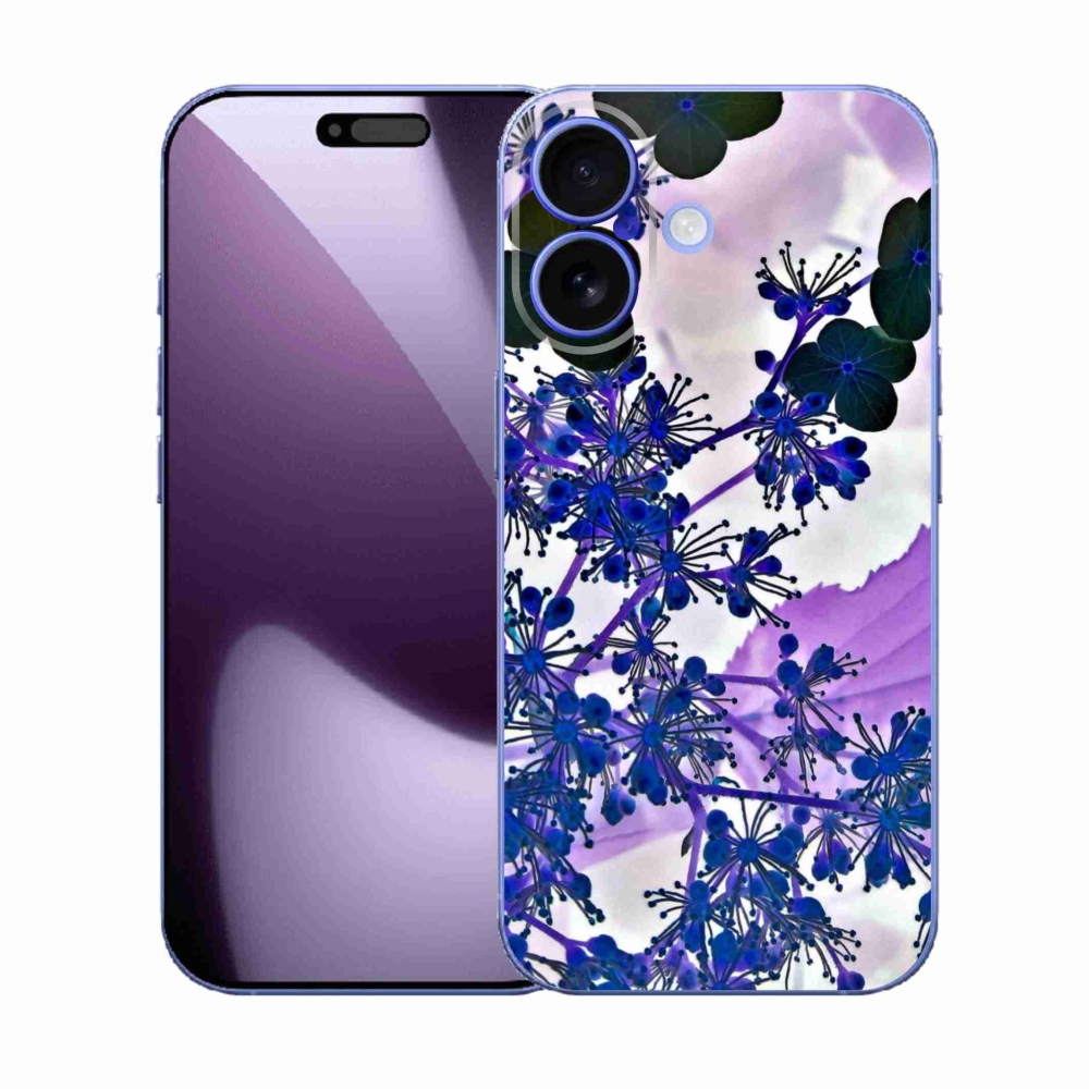 Gélový kryt mmCase na iPhone 17 - kvet hortenzie