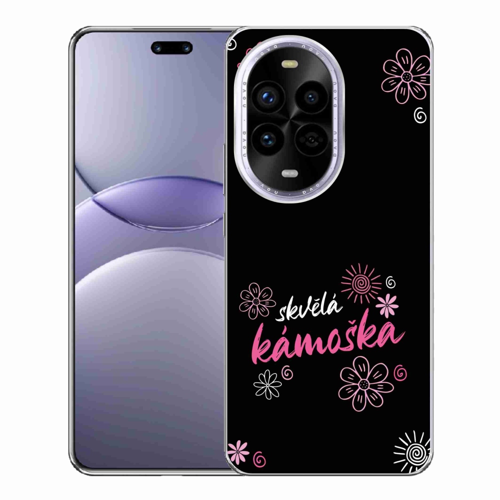 Gélový kryt mmCase na Huawei Nova 13 Pro 5G - skvelá kamoška čierne pozadie