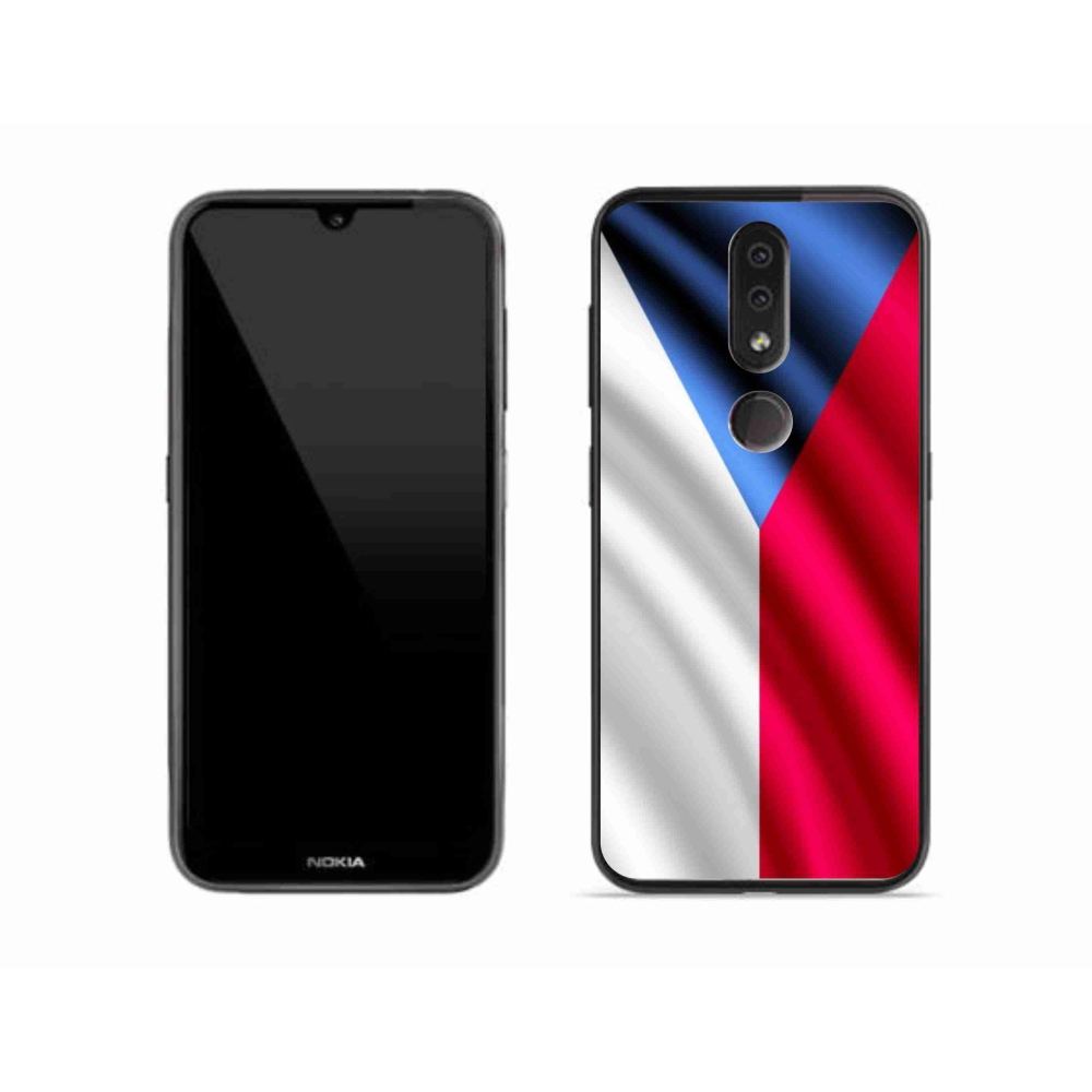 Gélový kryt mmCase na mobil Nokia 4.2 - česká vlajka