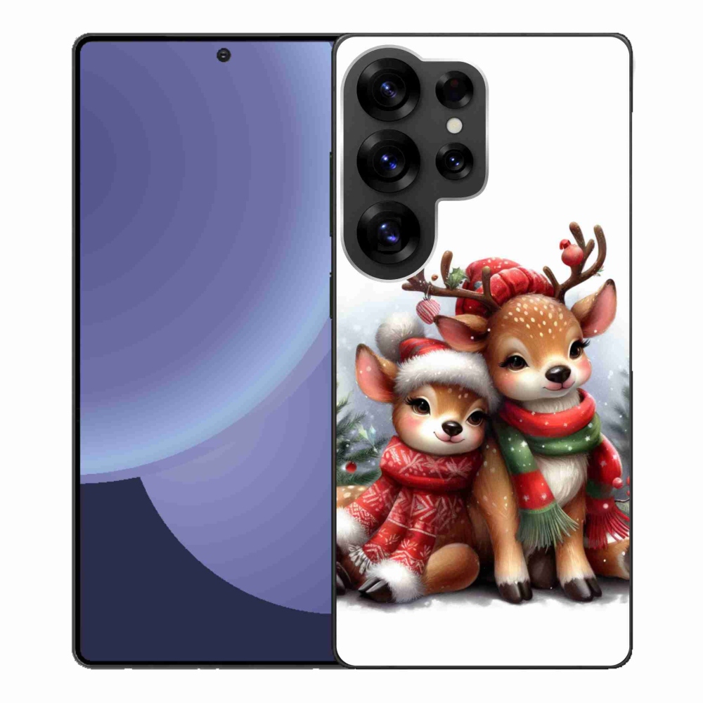 Gélový kryt mmCase na Samsung Galaxy S25 Ultra - vianočné soby