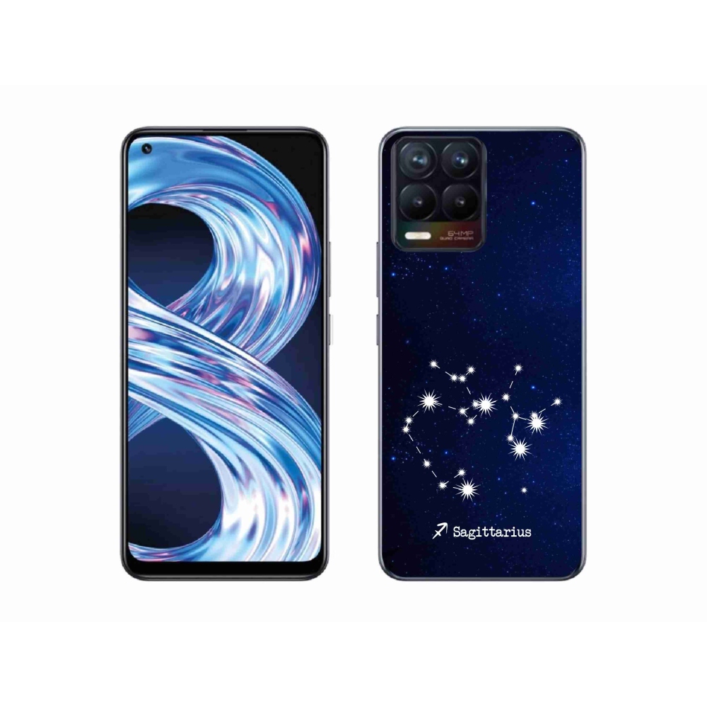 Gélový kryt mmCase na Realme 8 4G - súhvezdie Strelca