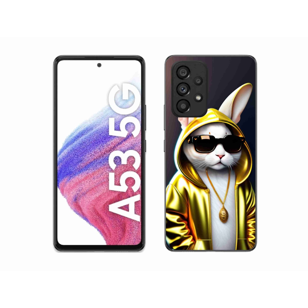 Gélový kryt mmCase na Samsung Galaxy A53 5G - mačka boss
