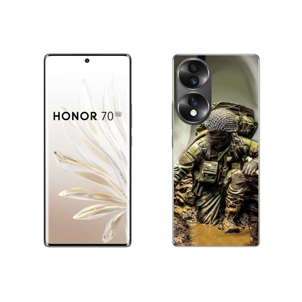 Gélový kryt mmCase na Honor 70 - vojak