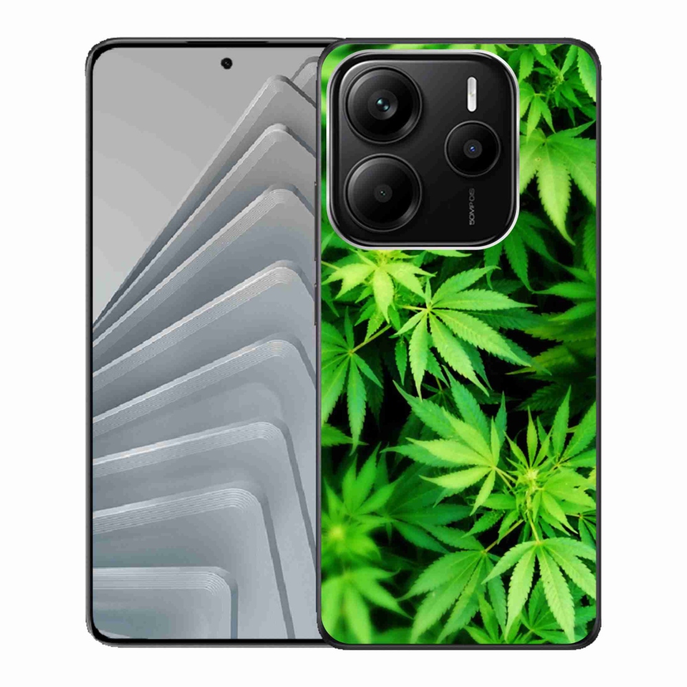 Gélový kryt mmCase na Xiaomi Redmi Note 14 5G - konopí 3