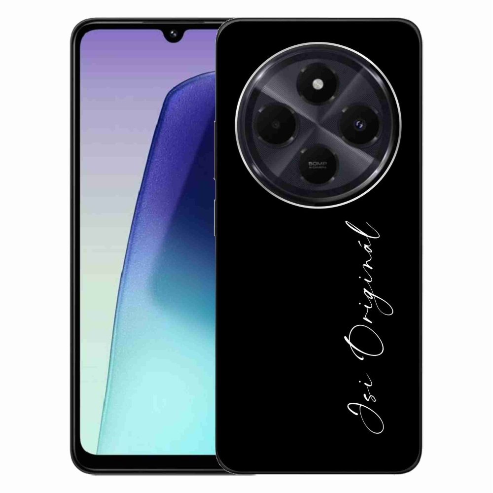 Gélový kryt mmCase na Xiaomi Redmi 14C/Poco C75 - si originál čierne pozadie