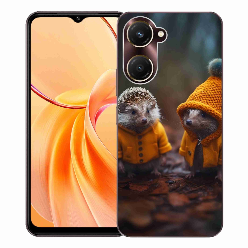 Gélový kryt mmCase na Vivo Y28s 5G - ježkovia