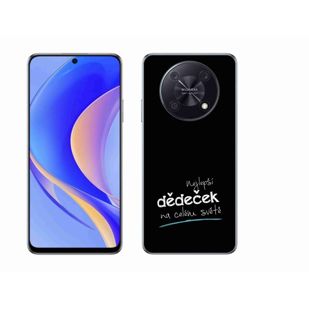 Gélový kryt mmCase na Huawei Nova Y90 - najlepší dedko 3 čierne pozadie