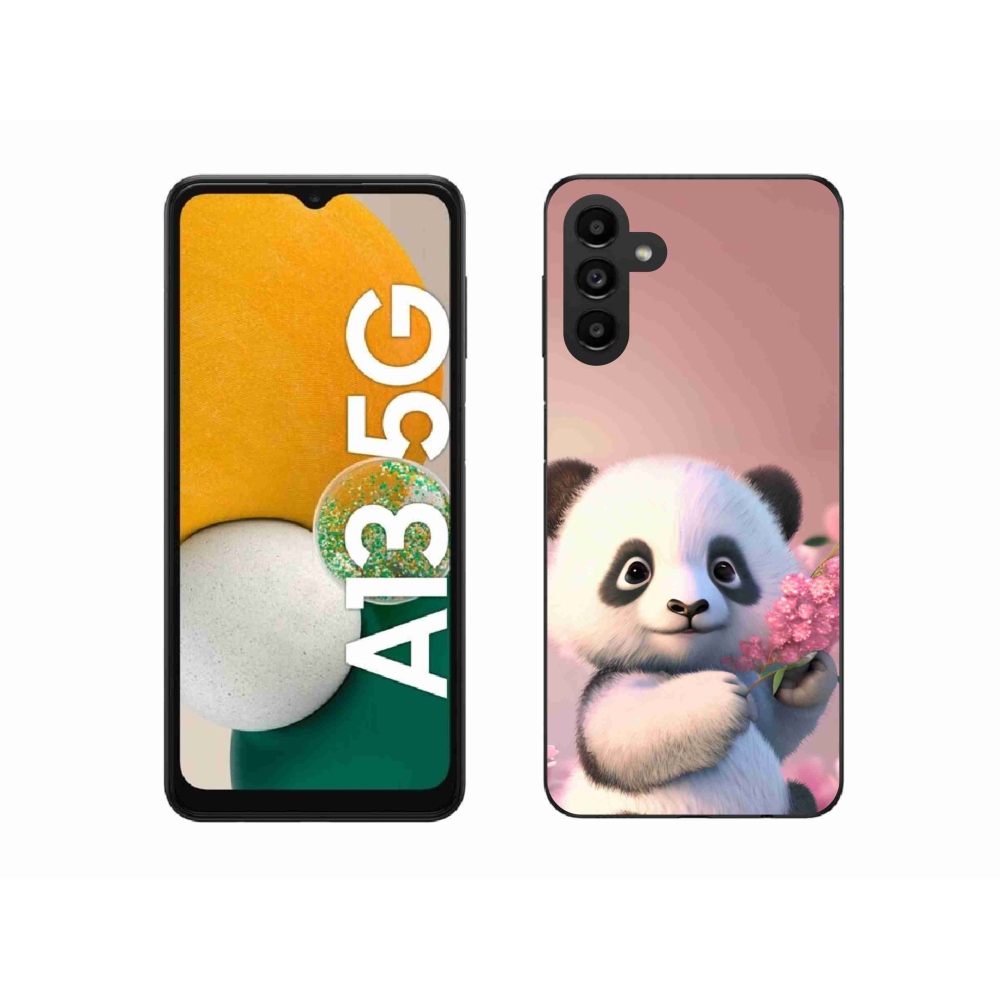 Gélový kryt mmCase na Samsung Galaxy A13 5G - roztomilá panda