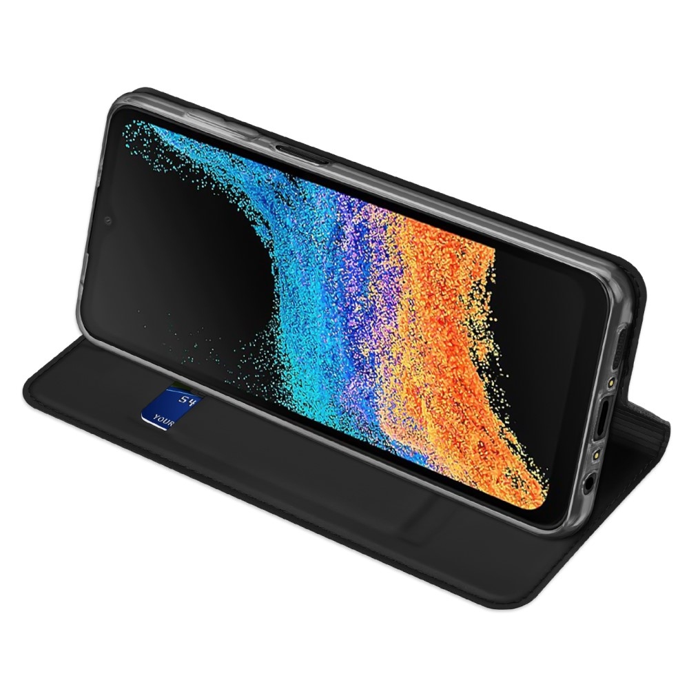 DUX knižkové púzdro na Samsung Galaxy Xcover 7 Pro - čierne