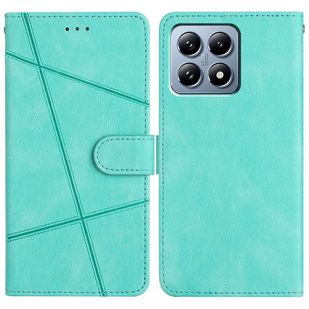 Line knižkové púzdro na Xiaomi 15T Pro - zelené
