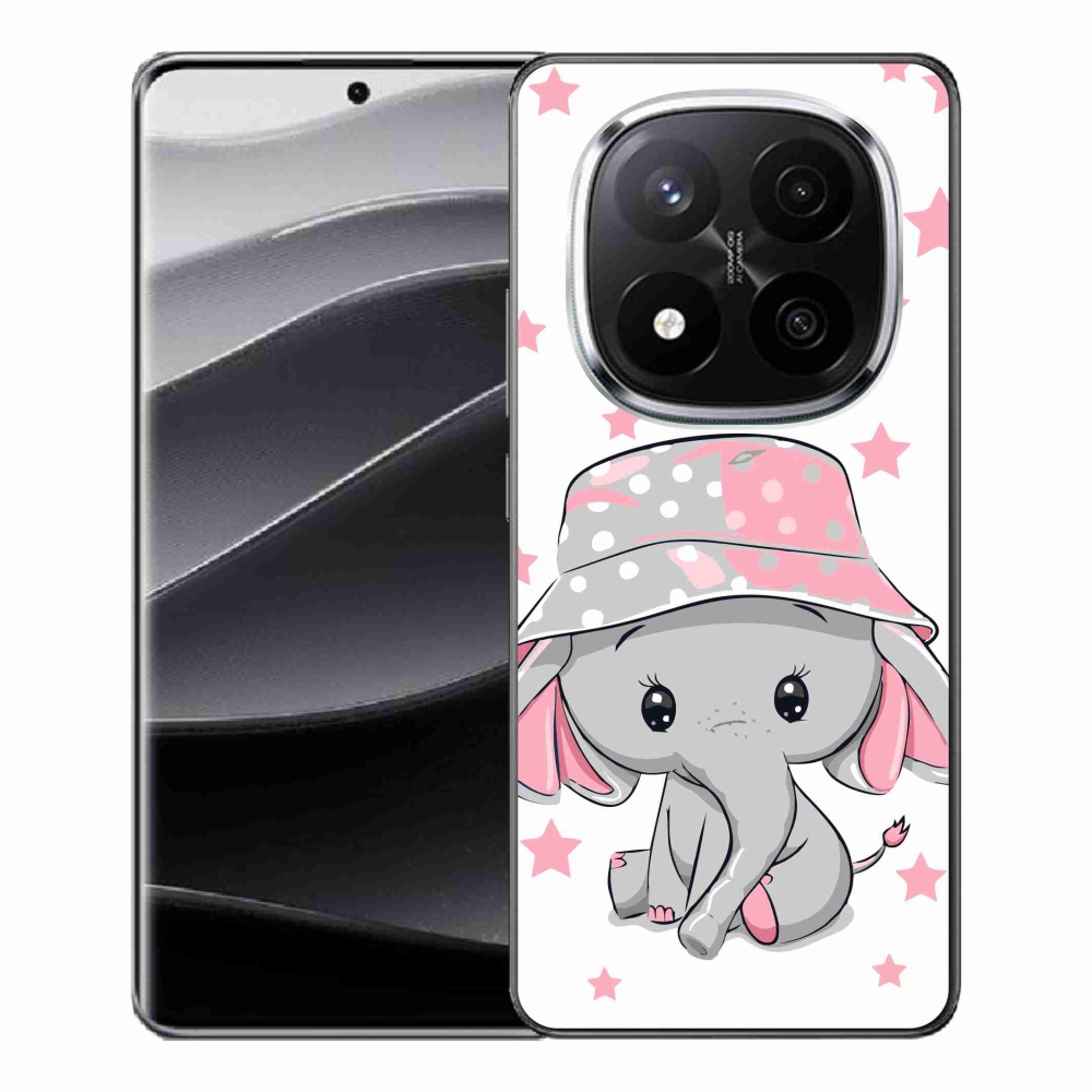 Gélový kryt mmCase na Xiaomi Redmi Note 14 Pro+ 5G - ružový slon