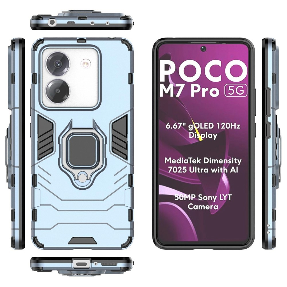 Guardy odolný kryt na Xiaomi Poco M7 Pro 5G - modrý