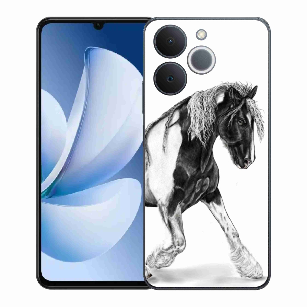 Gélový kryt mmCase na Realme Note 70T - kôň