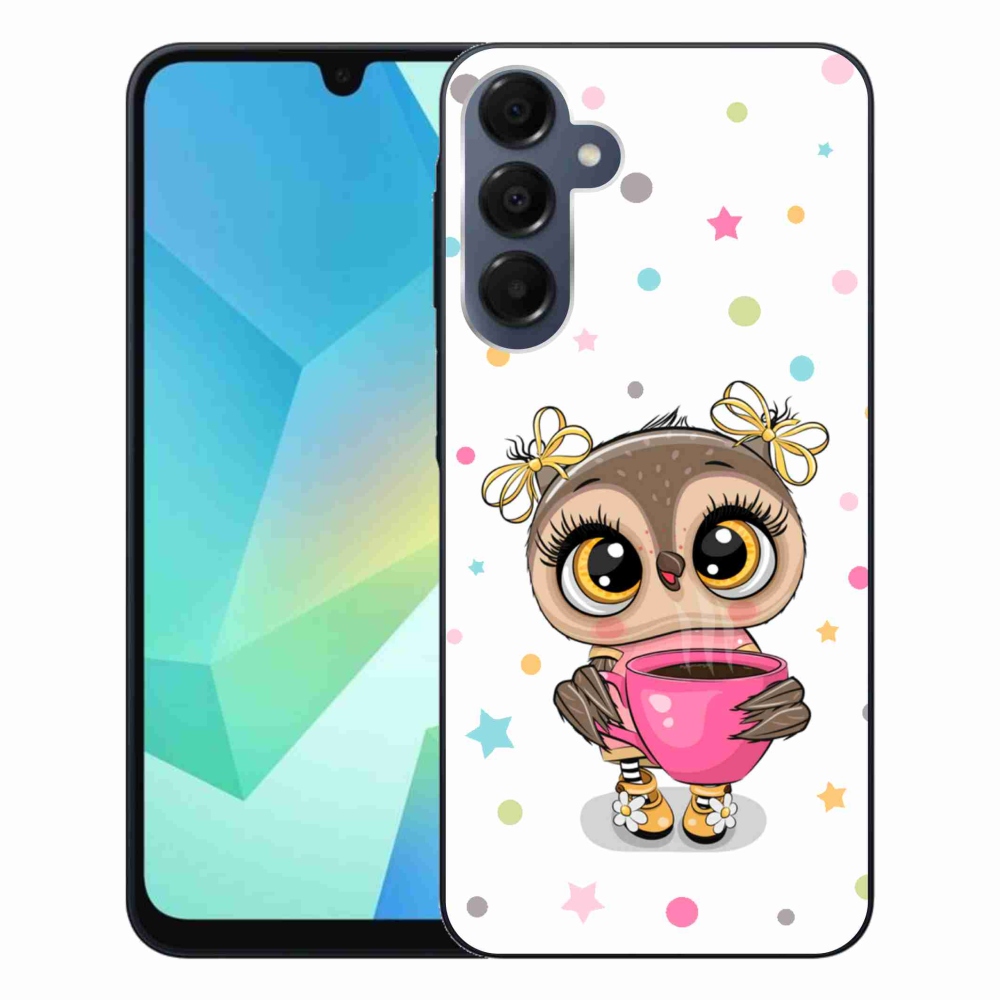 Gélový kryt mmCase na Samsung Galaxy A16 4G/5G - kreslená sovička