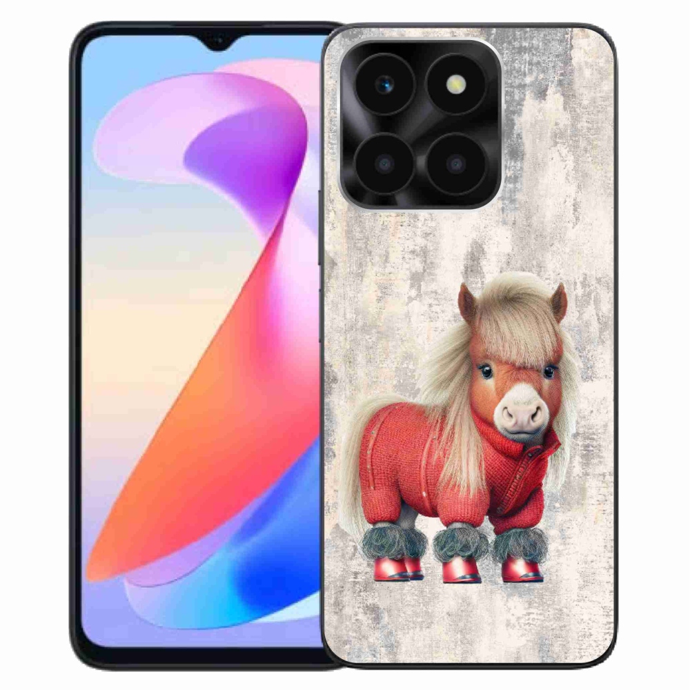 Gélový kryt mmCase na Honor X6a - poník vo svetri