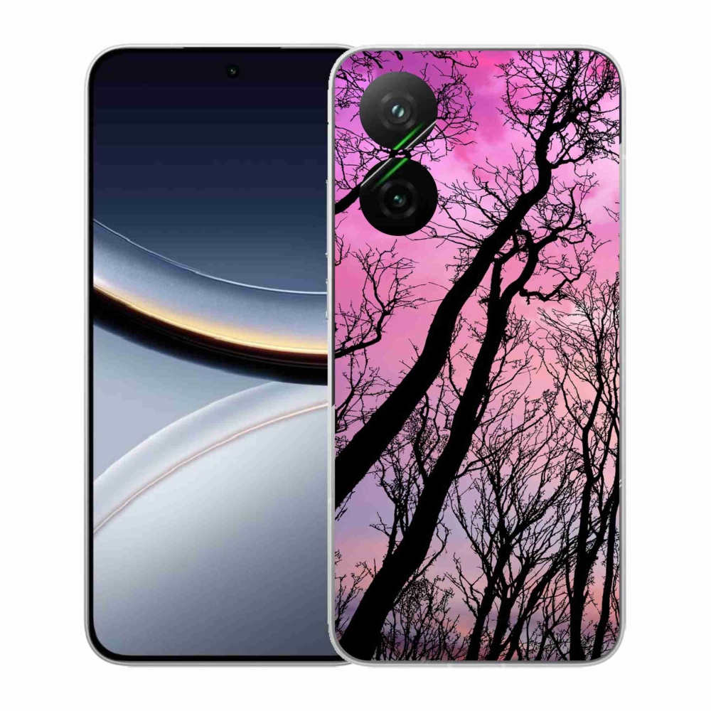 Gélový kryt mmCase na Xiaomi Poco F7 5G - opadané stromy