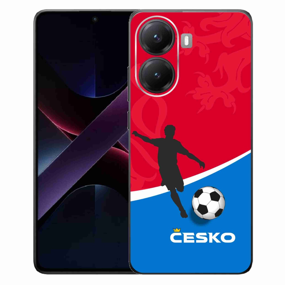 Gélový kryt mmCase na Xiaomi Poco X7 Pro 5G - futbal Česko