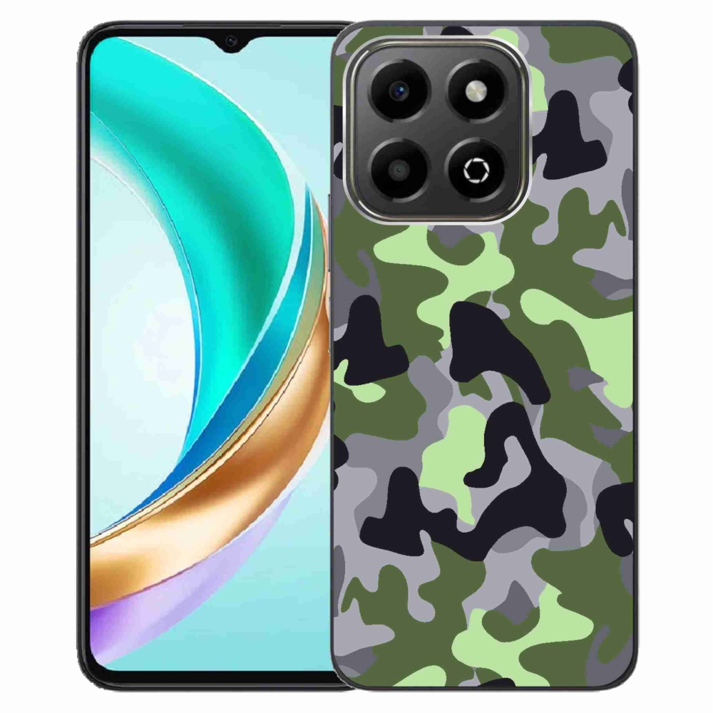 Gélový kryt mmCase na Honor X6b - maskáčový vzor 7