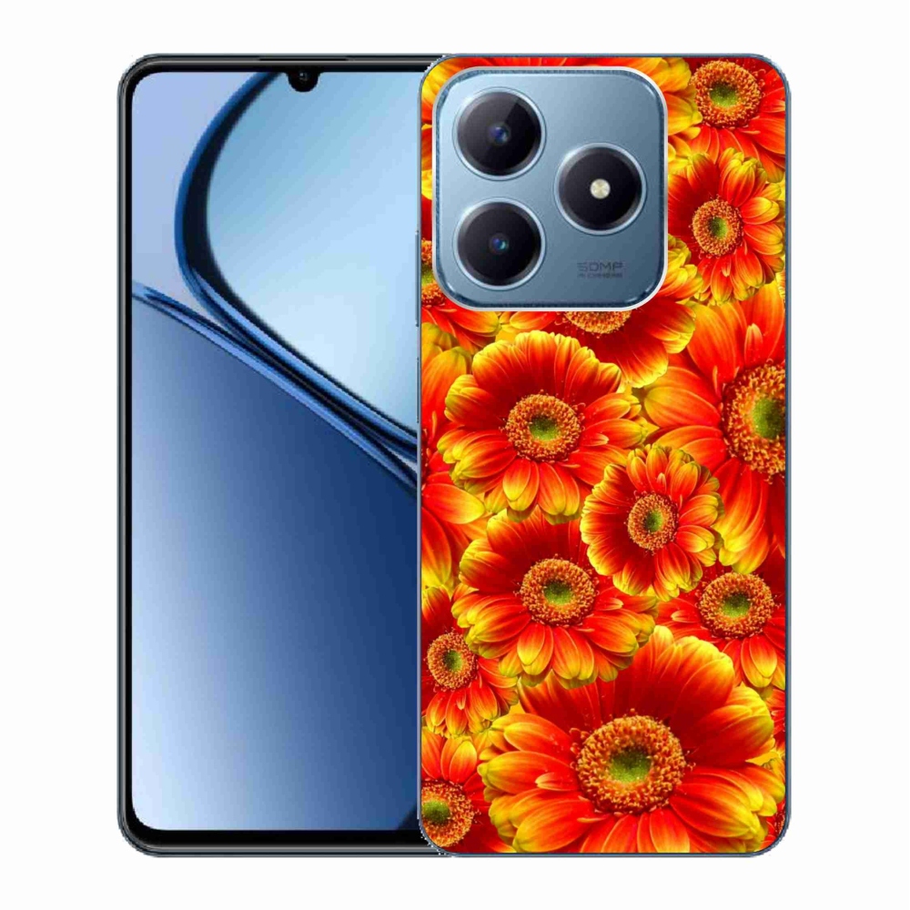 Gélový kryt mmCase na Realme C63 - gerbera 1