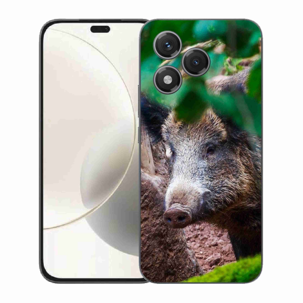 Gélový kryt mmCase na Honor 400 Lite - divoké prasa
