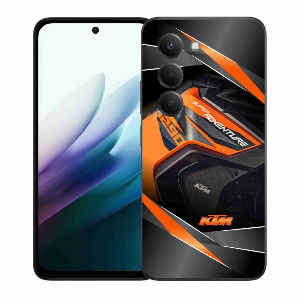 Gélový kryt mmCase na Xiaomi Redmi 15 4G/5G (171mm) - motorka ktm