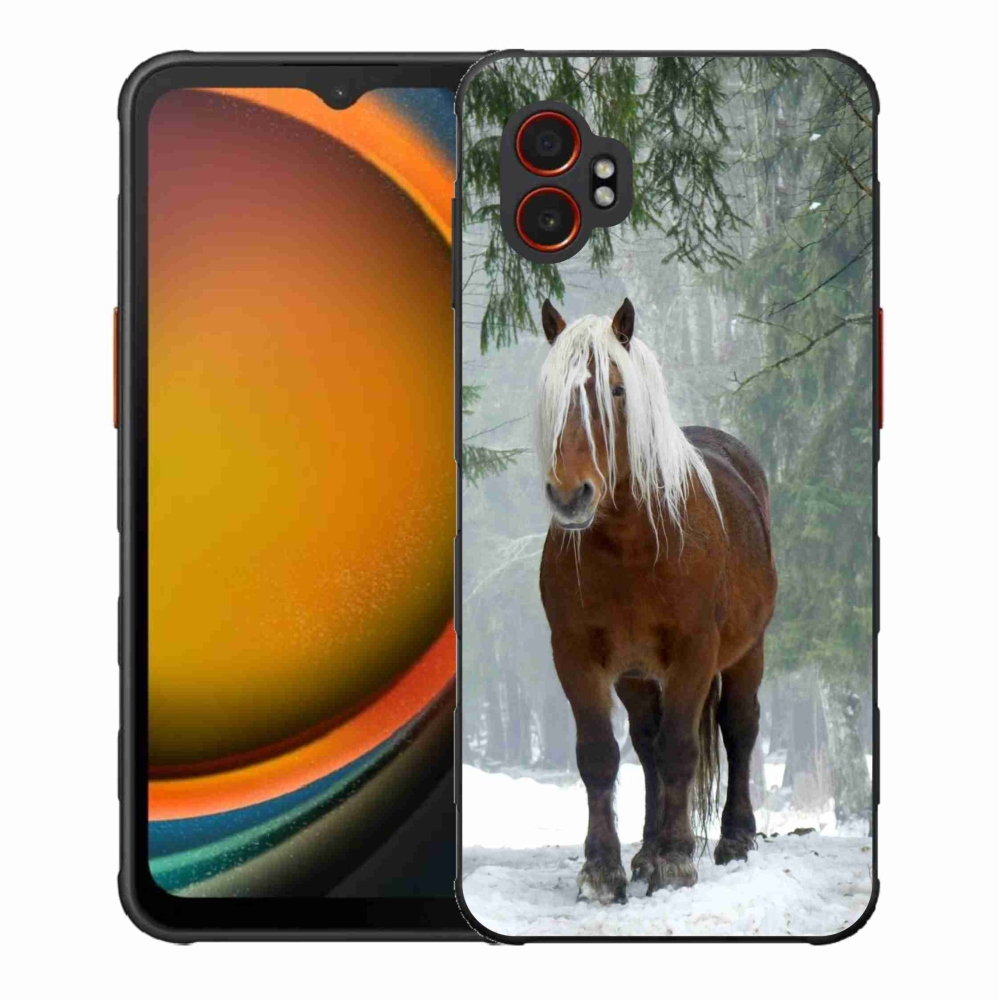 Gélový kryt mmCase na Samsung Galaxy Xcover 7 Pro - kôň v lese