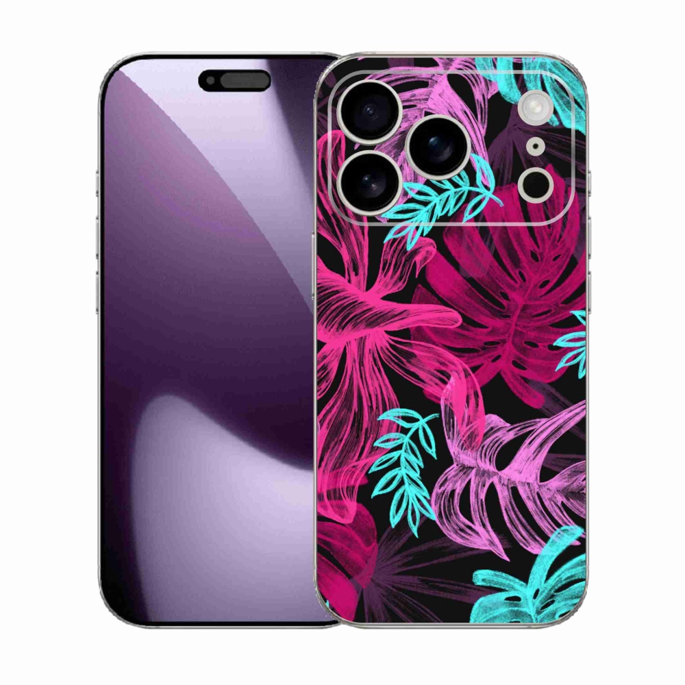 Gélový kryt mmCase na iPhone 17 Pro - kvety 1