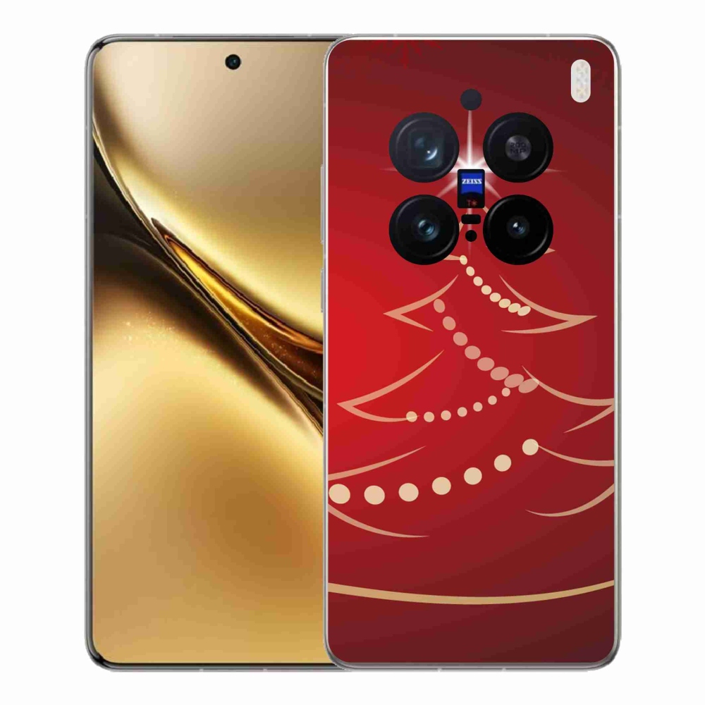 Gélový kryt mmCase na Vivo X200 Pro 5G - kreslený vianočný stromček