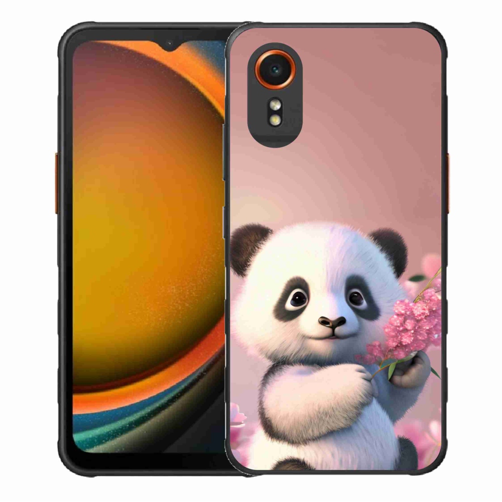 Gélový kryt mmCase na Samsung Galaxy Xcover 7 - roztomilá panda