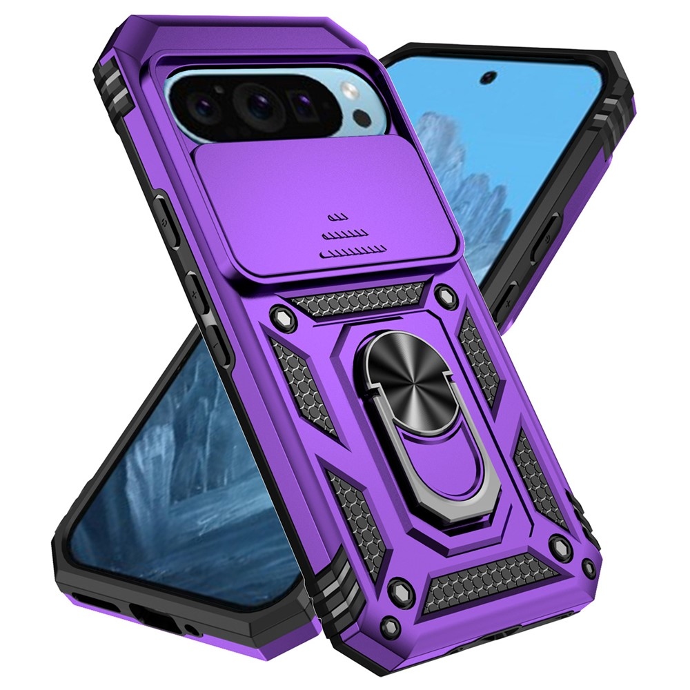 Slide odolný kryt na Google Pixel 10 Pro/Pixel 10/9 Pro/9 - fialový