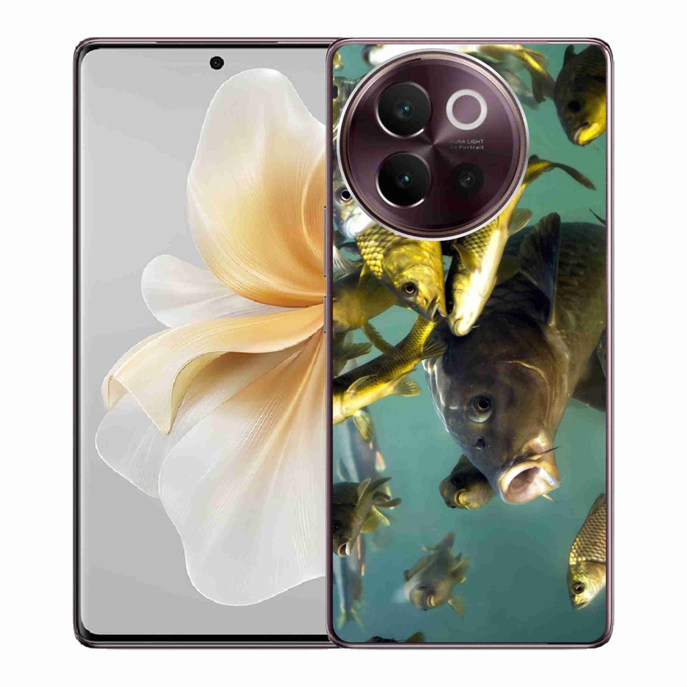 Gélový obal mmCase na Vivo V40 Lite 5G - kŕdeľ rýb