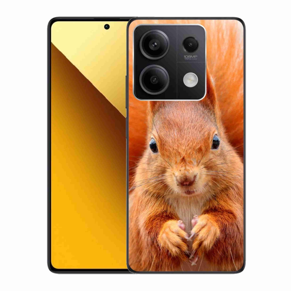 Gélový kryt mmCase na Xiaomi Redmi Note 13 5G - veverička