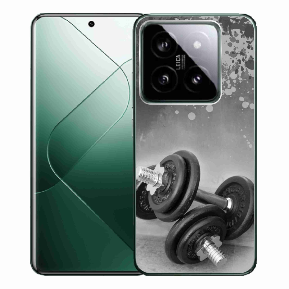 Gélový kryt mmCase na Xiaomi 14 Pro - činky 1