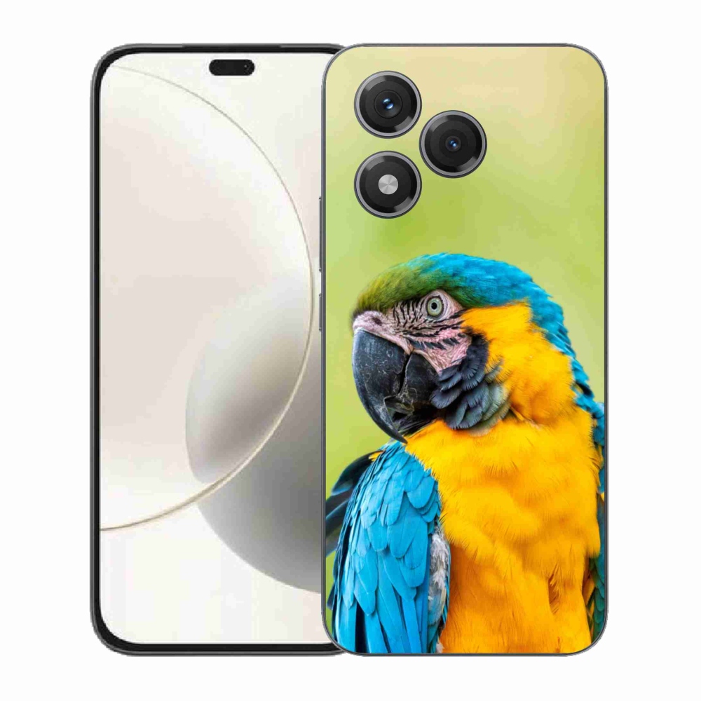 Gélový kryt mmCase na Honor 400 Lite - papagáj ara 2