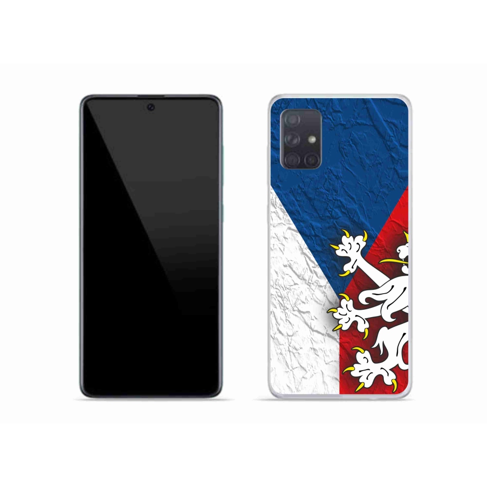 Gélový kryt mmCase na Samsung Galaxy A51 - slovenská vlajka 1