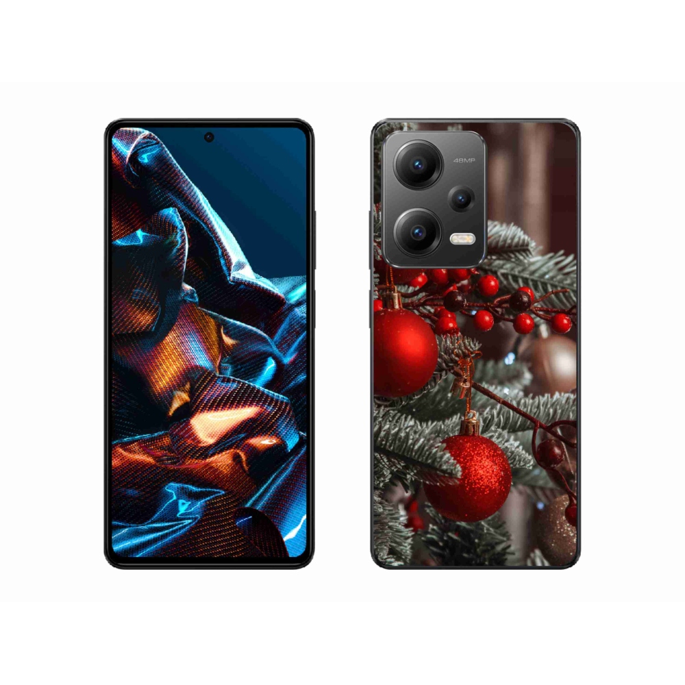 Gélový kryt mmCase na Xiaomi Redmi Note 12 Pro 5G - vianočné ozdoby 2