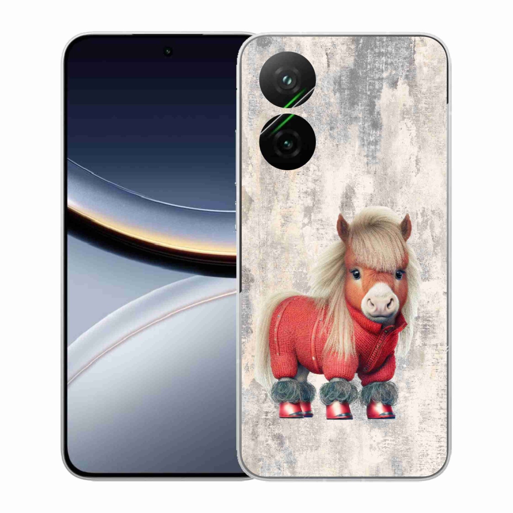 Gélový kryt mmCase na Xiaomi Poco F7 5G - poník vo svetri