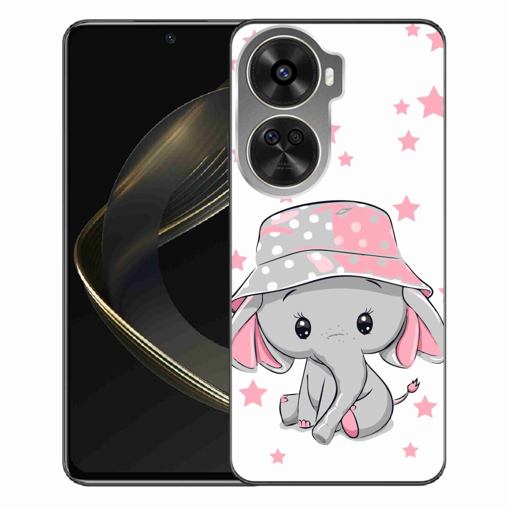Gélový kryt mmCase na Huawei Nova 12 SE - ružový slon