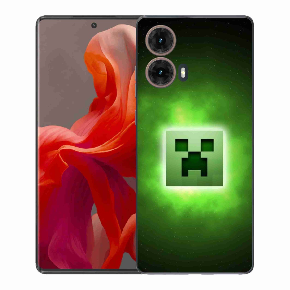 Gélový kryt mmCase na Motorola Moto G85 5G - minecraft