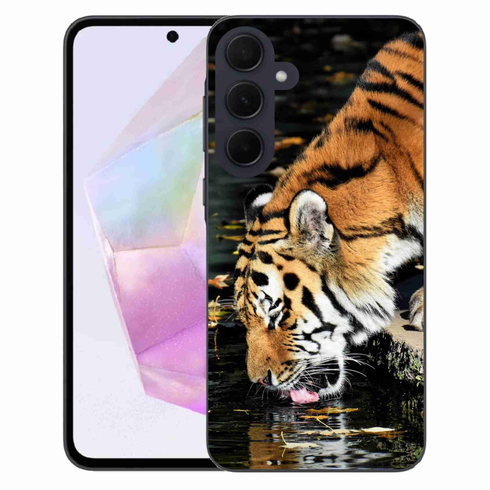 Gélový kryt mmCase na Samsung Galaxy A35 5G - smädný tiger