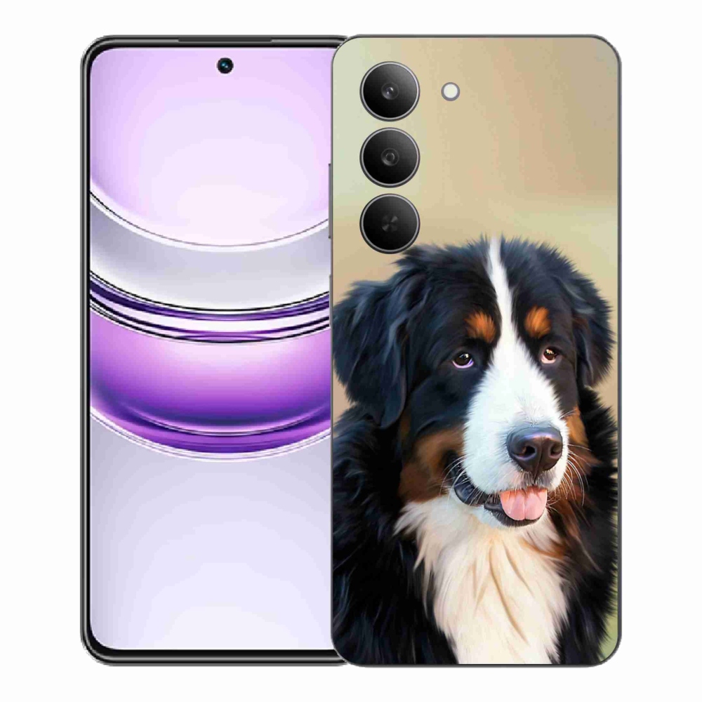 Gélový kryt mmCase na Realme 14x 5G - bernský salašnícky pes
