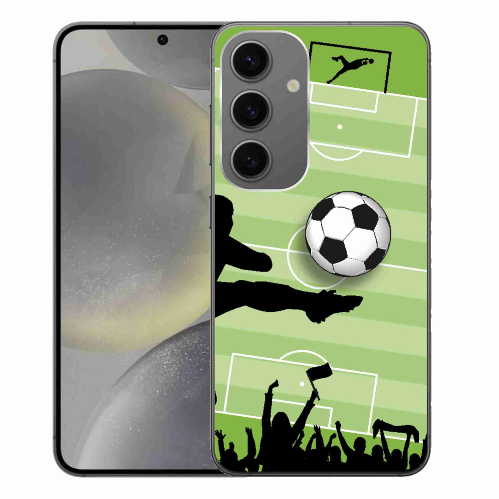 Gélový kryt mmCase na Samsung Galaxy S24+ - futbal 3