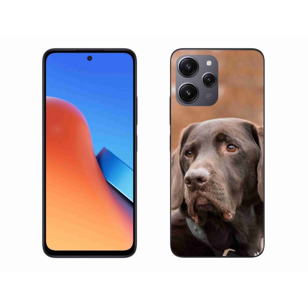 Gélový obal mmCase na Xiaomi Redmi 12 - hnedý labrador