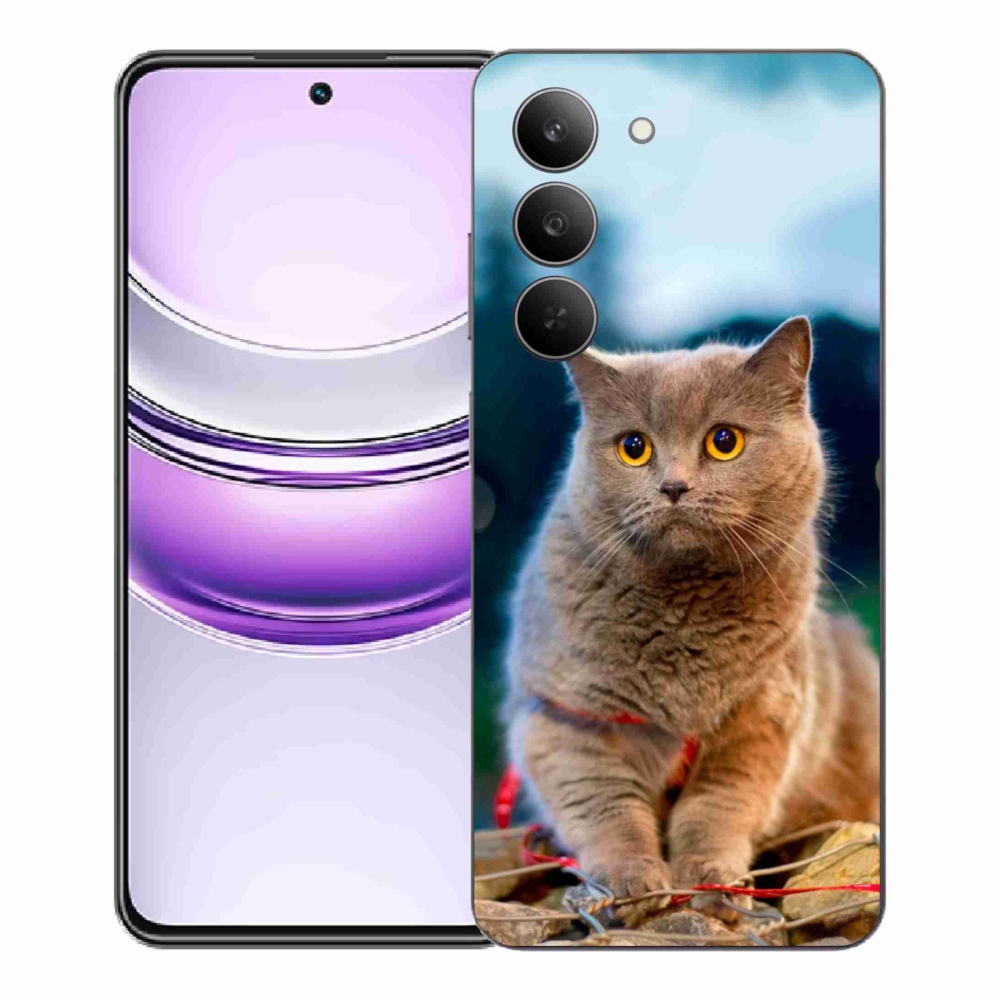 Gélový kryt mmCase na Realme 14x 5G - britská modrá 2