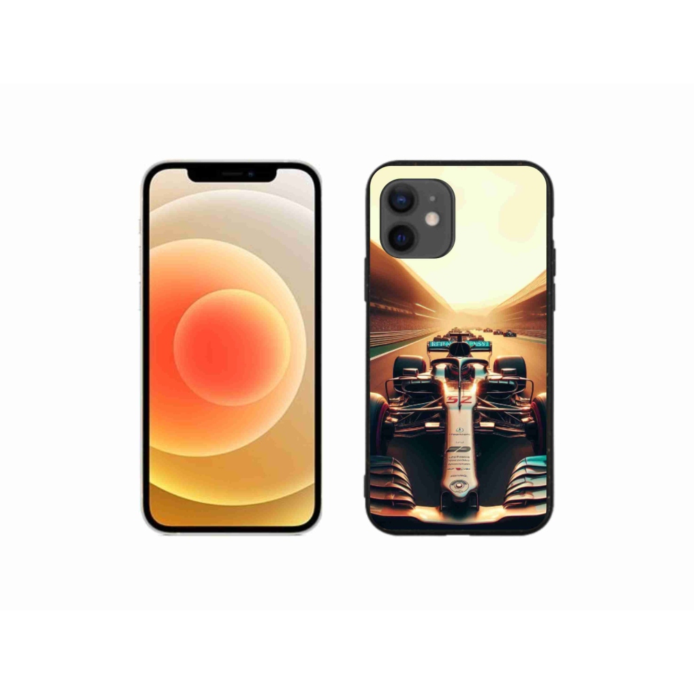 Gélový kryt mmCase na iPhone 12 mini - formula 1