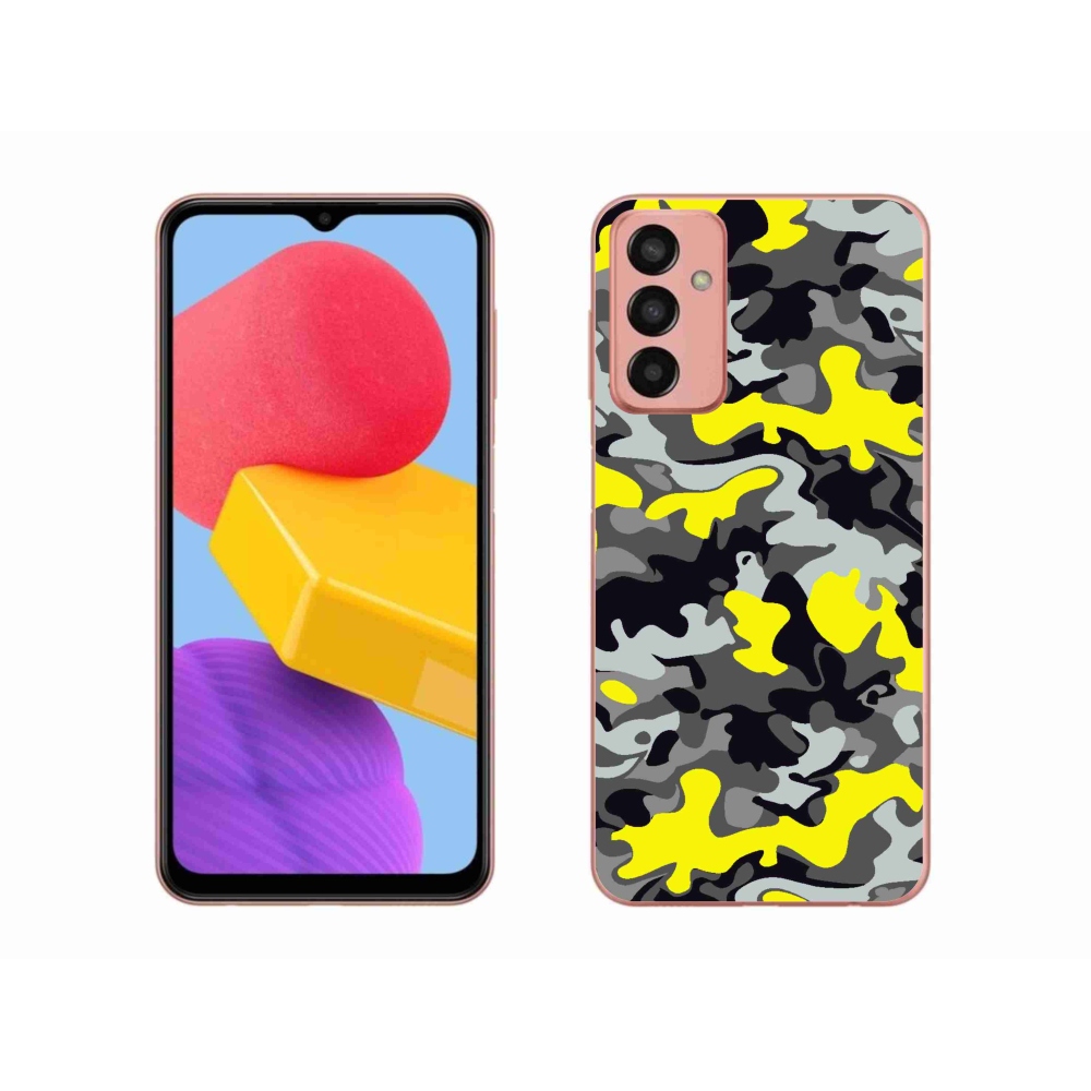 Gélový kryt mmCase na Samsung Galaxy M13 - maskáčový vzor 6