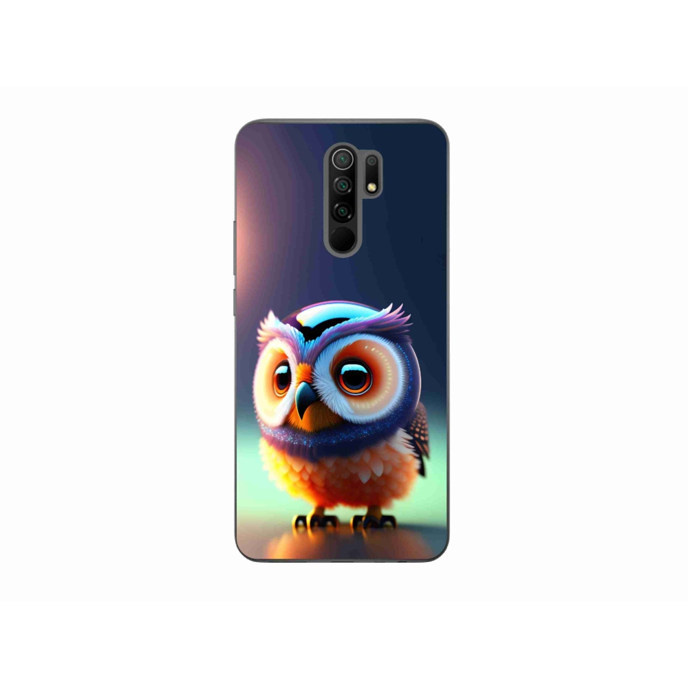 Gelový kryt mmCase na Xiaomi Redmi 9 - sovička