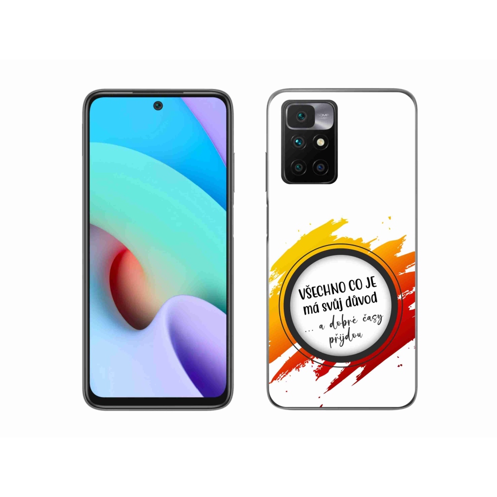 Gélový kryt mmCase na Xiaomi Redmi 10/Redmi 10 (2022) - citát 3 biele pozadie